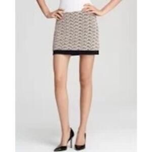 Diane Von Furstenberg DVF Pretty Little Liars Floral Crochet Overlay Mini Skirt